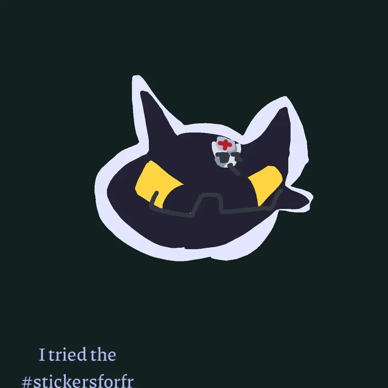 I did the #stickersforfree by @CandyJr