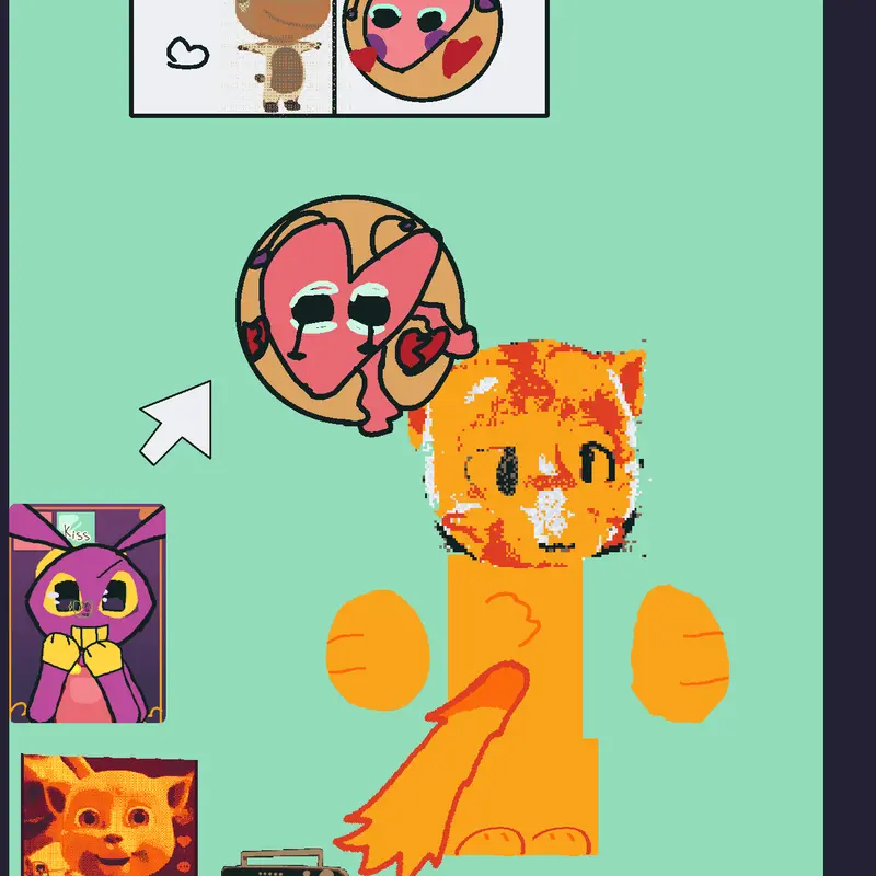 Talking ginger ragdoll by @Helen_playsss