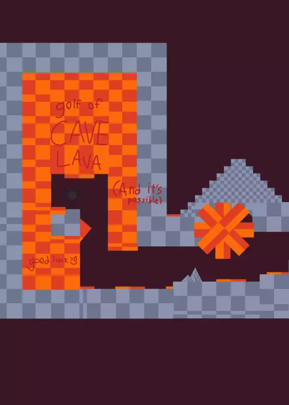 Golf of CAVE LAVA (possible) by @fingerdasher_on_castle