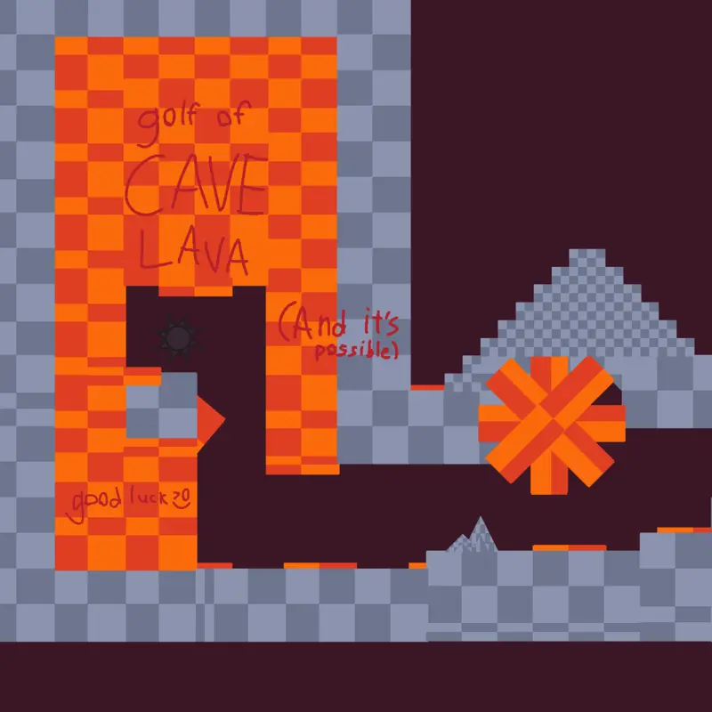Golf of CAVE LAVA (possible) by @fingerdasher_on_castle