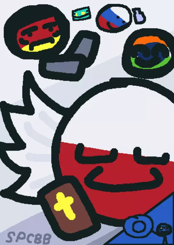 stupid puzzle countryballs bruh by @kapi123