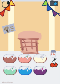 Ice cream maker..