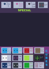 Cube sandbox