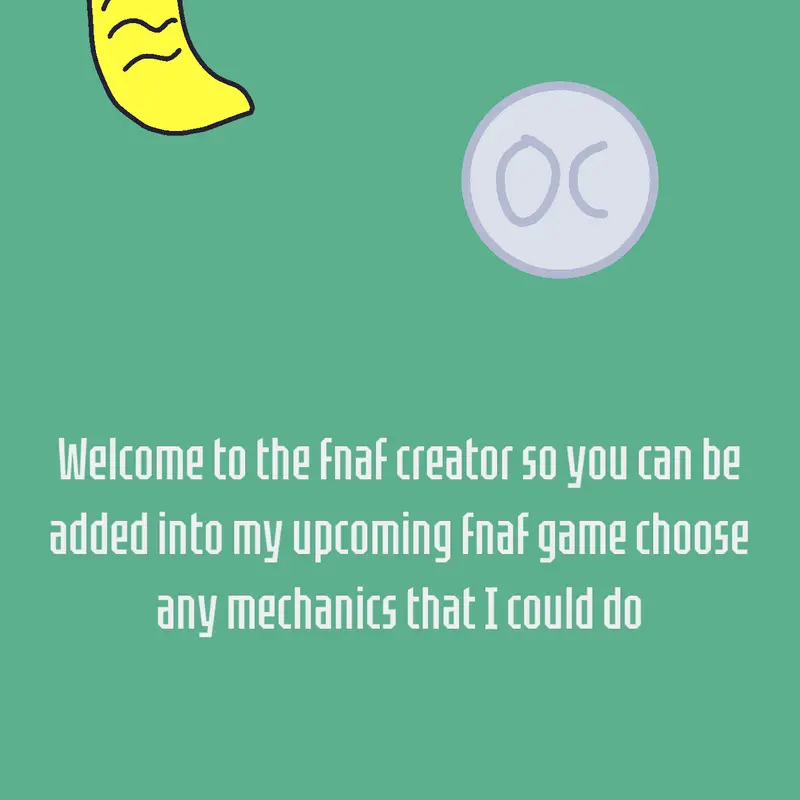 #createyouroc for a fnaf fangame by @Anthony_202030