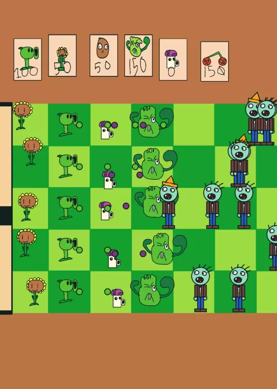 Pvz by an average kid by @bigles2