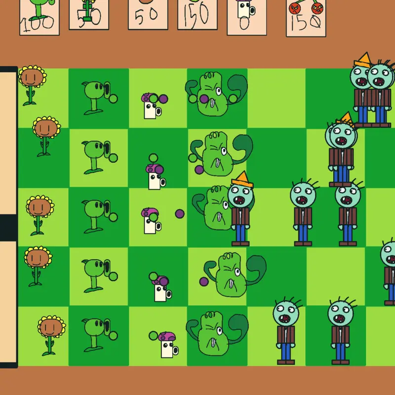 Pvz by an average kid by @bigles2