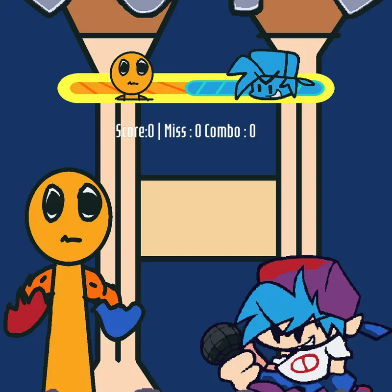 Fnf boyfriend vs poppy playtime player by @justaramdomfrog