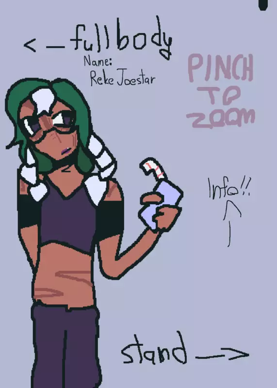 Jojos peak oc by @NeonK3lls