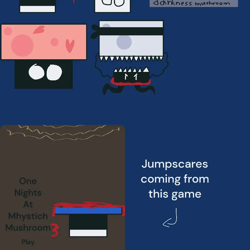 ONAMM 3 jumpscare simulator by @mhstichgames
