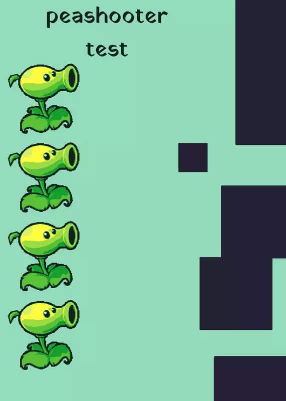 Plants vs Zombies Test #1 by @JustSteve