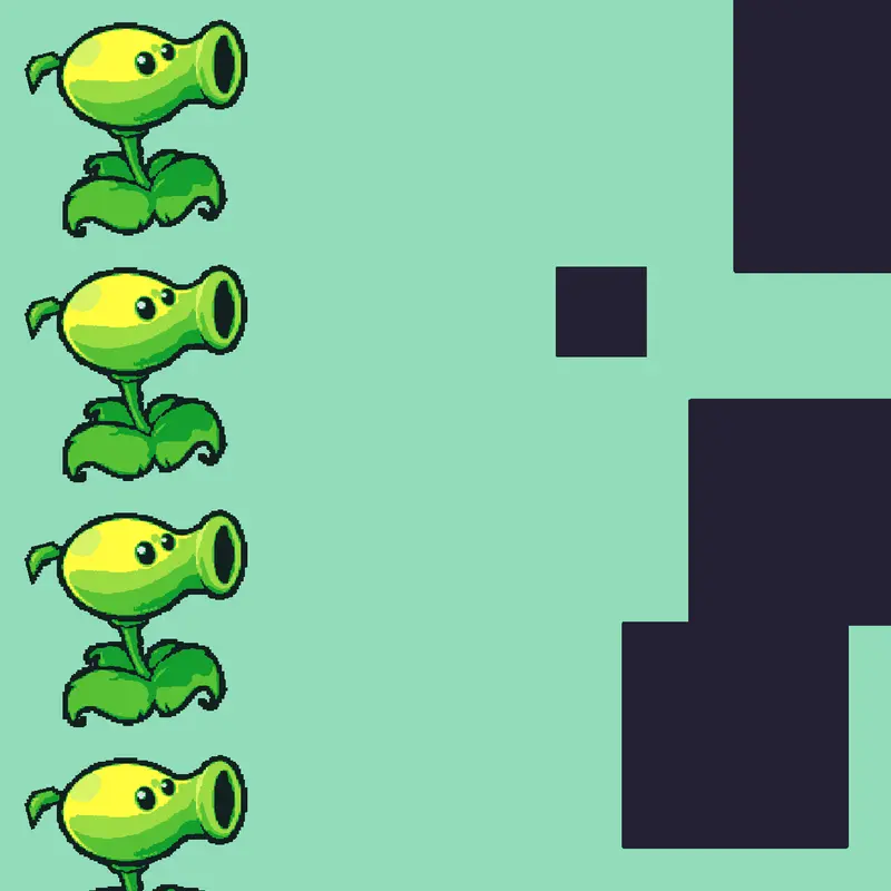 Plants vs Zombies Test #1 by @JustSteve