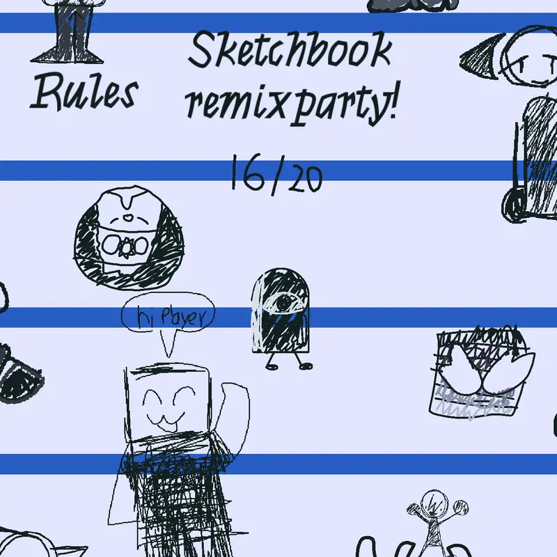 Sketchbook remix party by @Oopsie_dasies