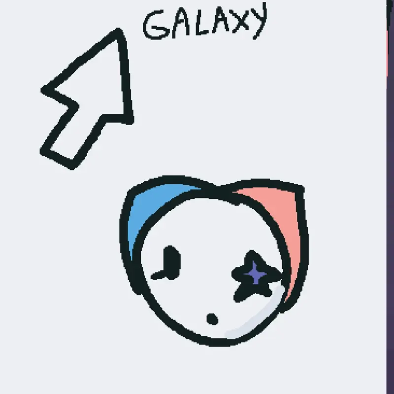 Interactive galaxy! by @itz_Chica