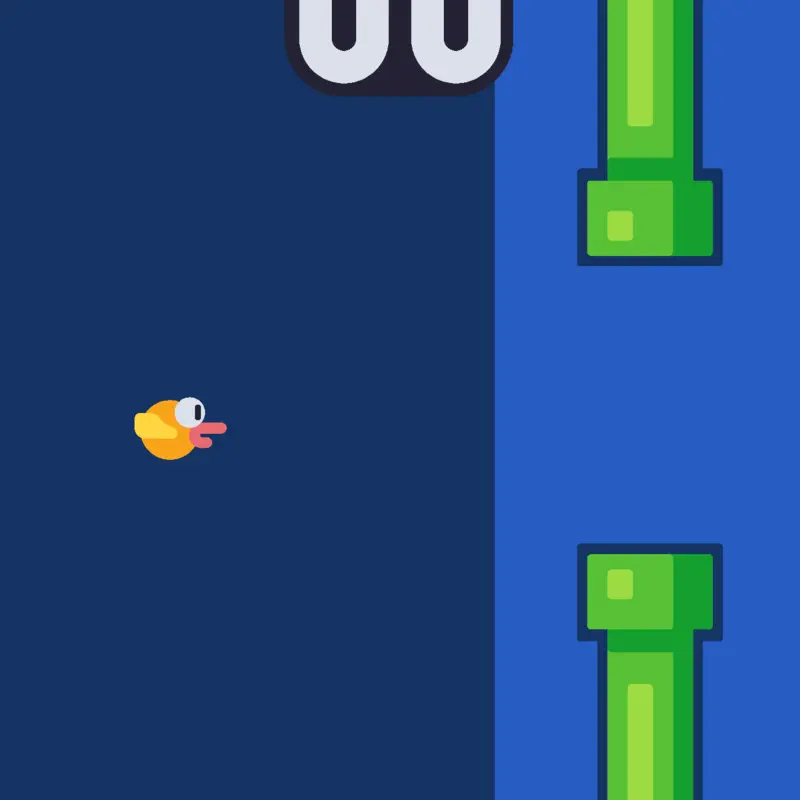 Flappy chicken by @sauleperkonsdaugava