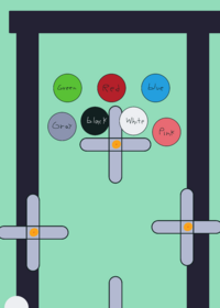Ball race, which color Will end first?