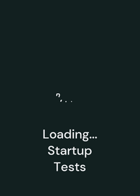 Startup Tests