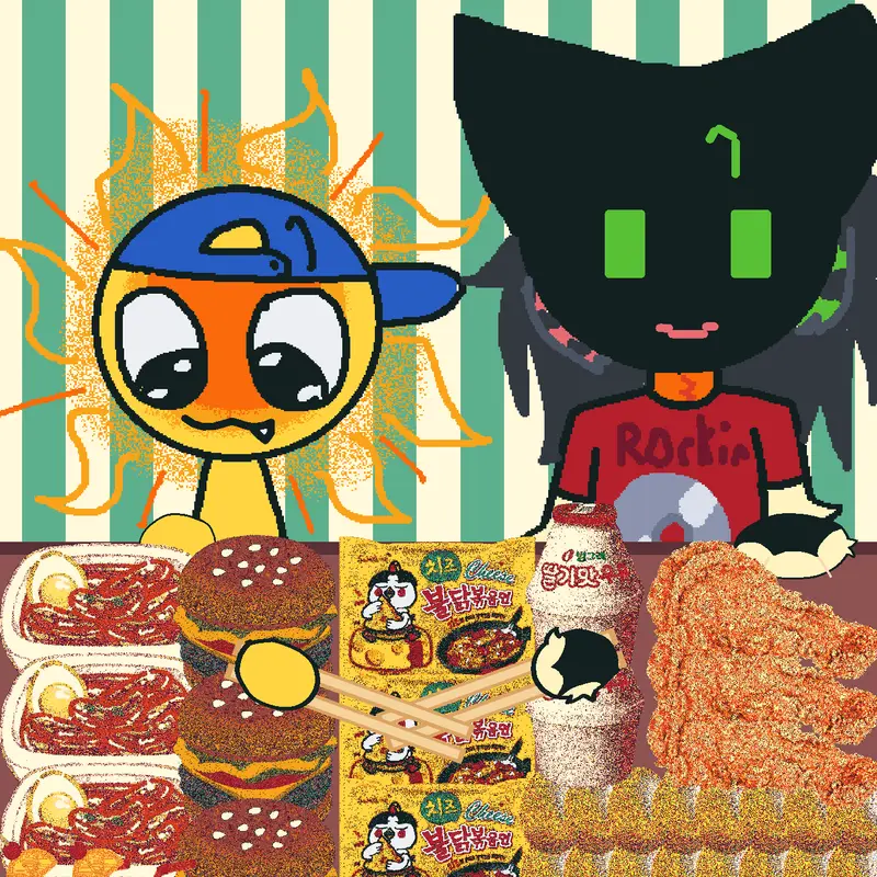 Sundon and DJ's mukbang by @ollie11