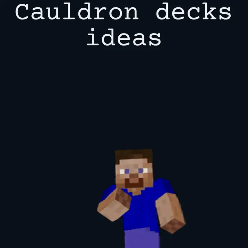 I need Cauldron ideas by @QualityDecks