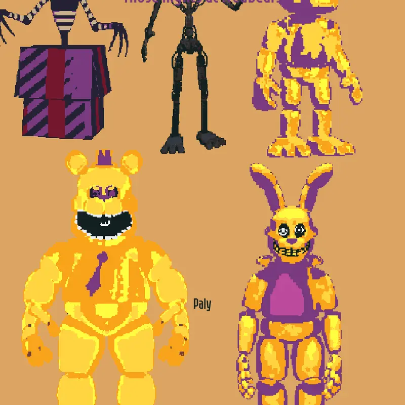 Those nights at fredbears by @garden_of_ban_ban_fan