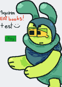 Squirm: Eat books!