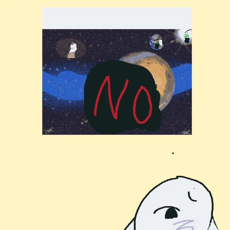 Anti vore...! by @cremeyfoxie