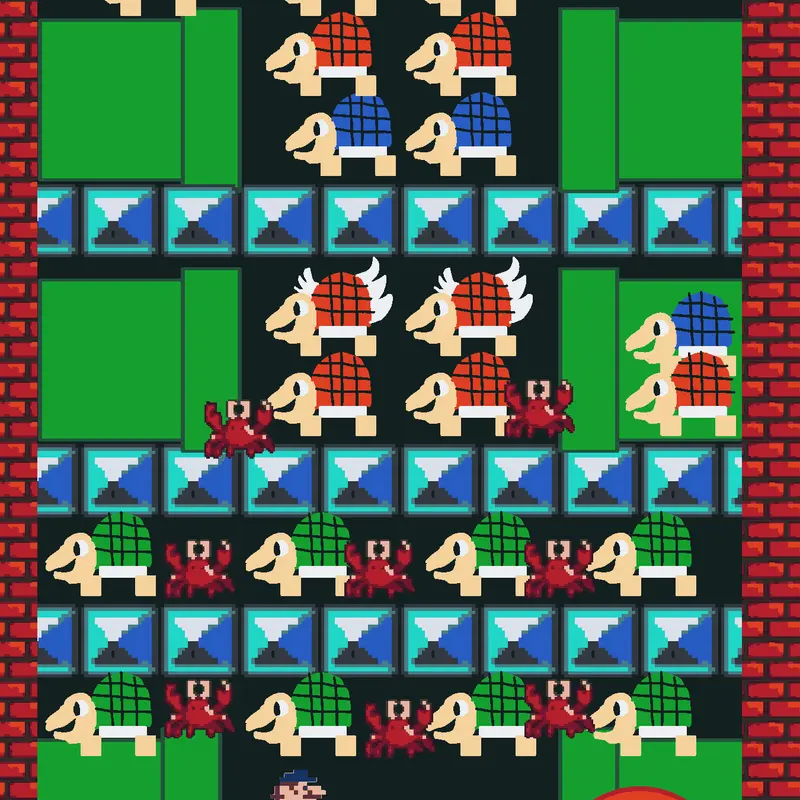 Mario BROS DE Arcade de 1983 by @FabianaMartins