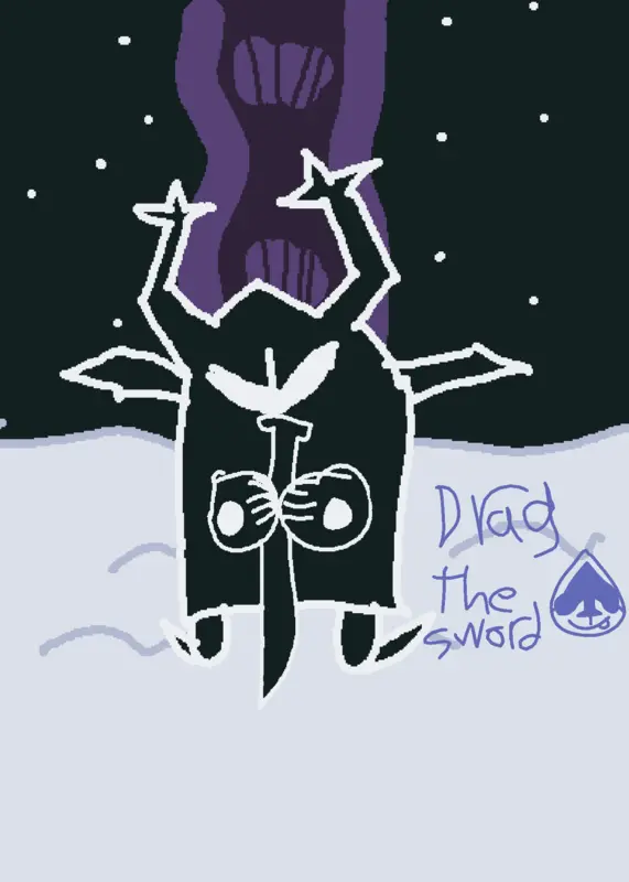 Roaring knight opens a dark fountain by @dude_great569