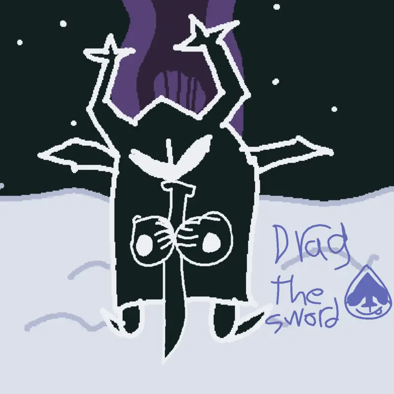Roaring knight opens a dark fountain by @dude_great569
