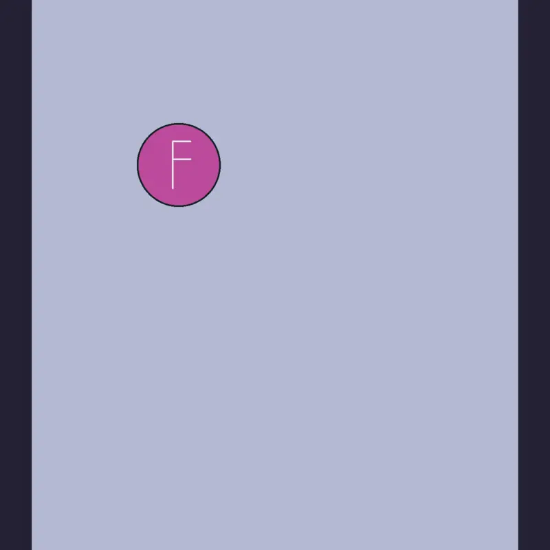 F by @theletterF