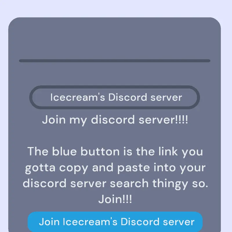 I Have a Discord server now. by @IceCreamBFHC_Official