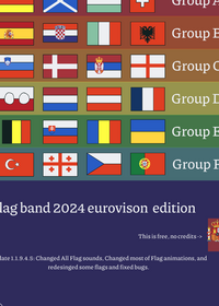 Flag band 2024 eurovision edition