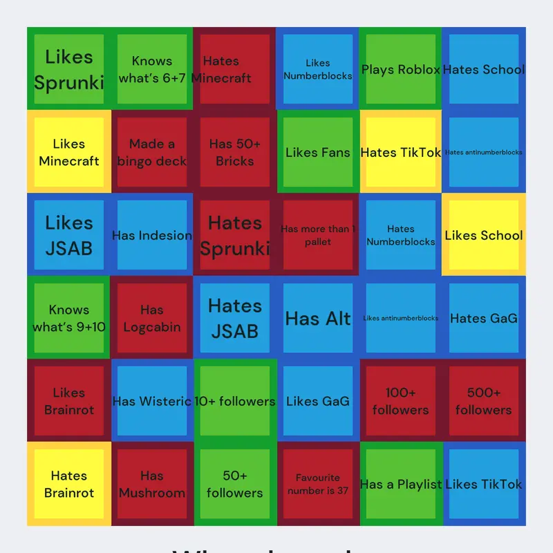 Bingo by @Zaidan_Official