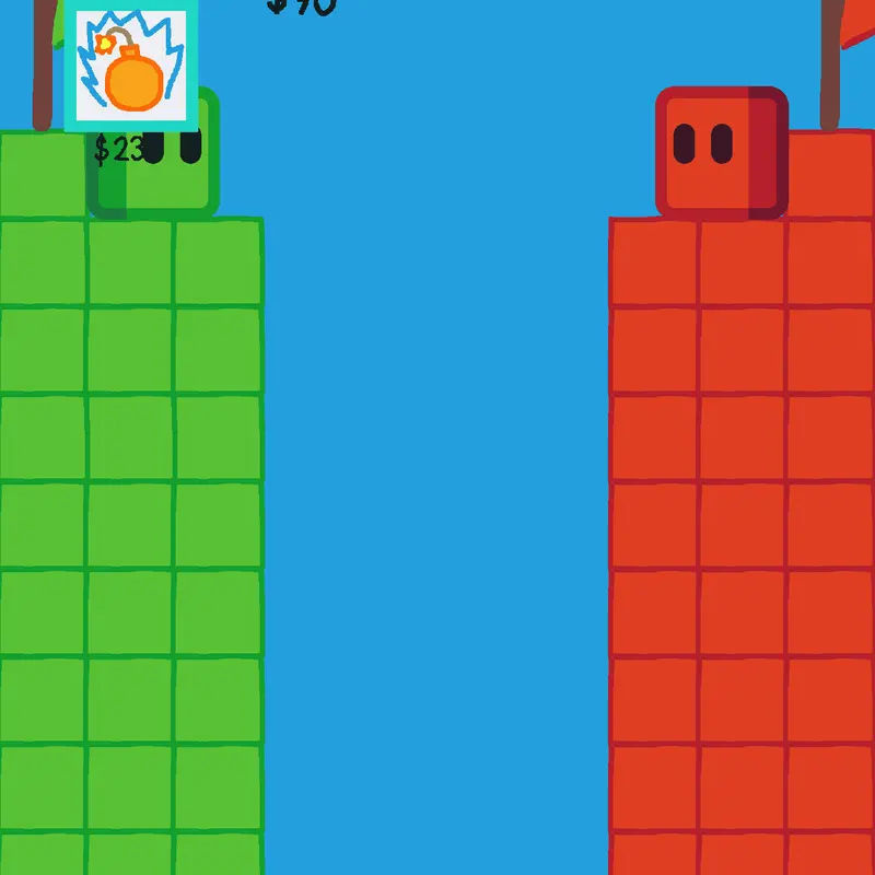 Tower defense cube by @nodgx