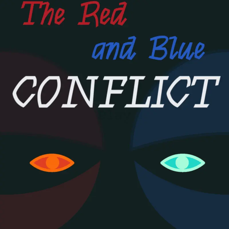 The Red and Blue Conflict by @tenzi