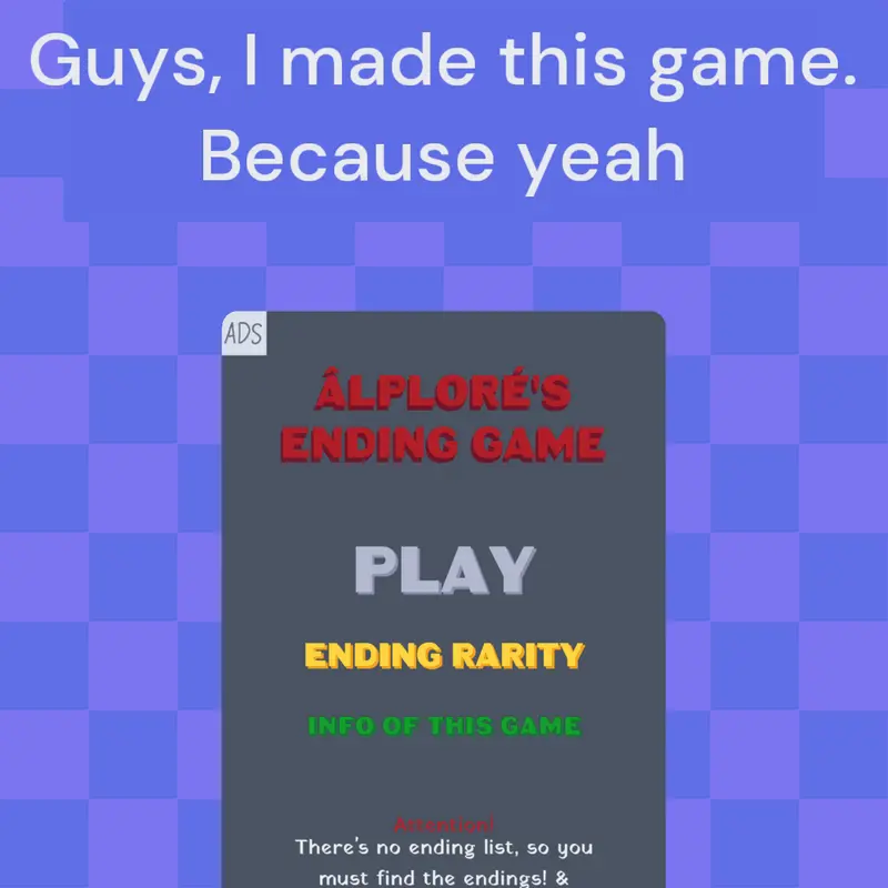 Game by @AlploreOfficial