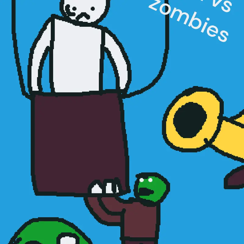 You vs zombies by @Lolcatizbak