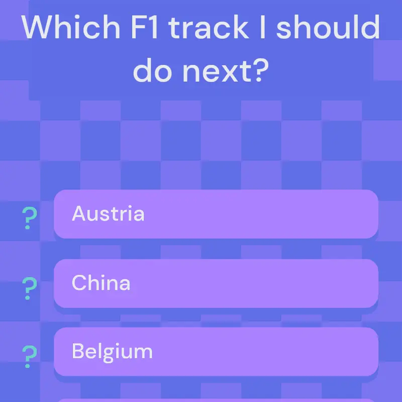 Game by @Formula_One