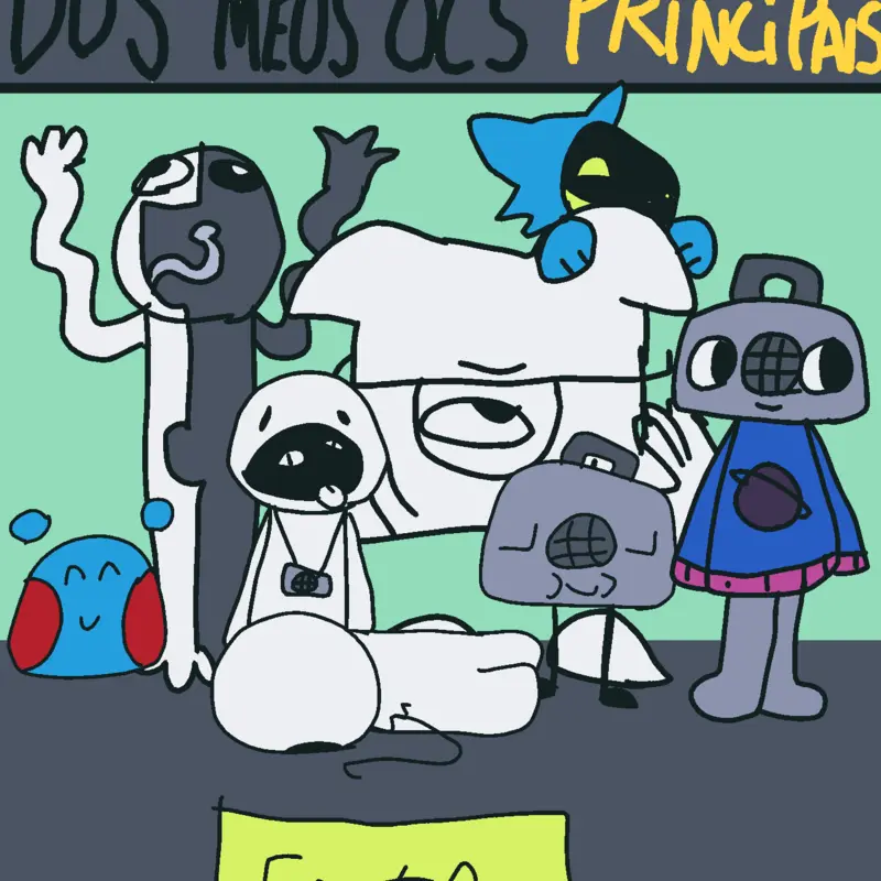 Informações dos meus ocs principais by @desanimados_oficina