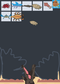 Spinosaurus Hunting Fish