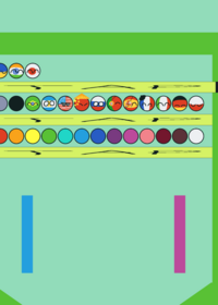 Countryball marble race