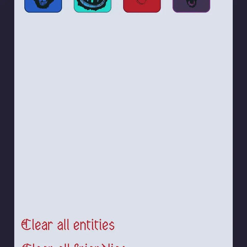 Entity sandbox by @Birthstone