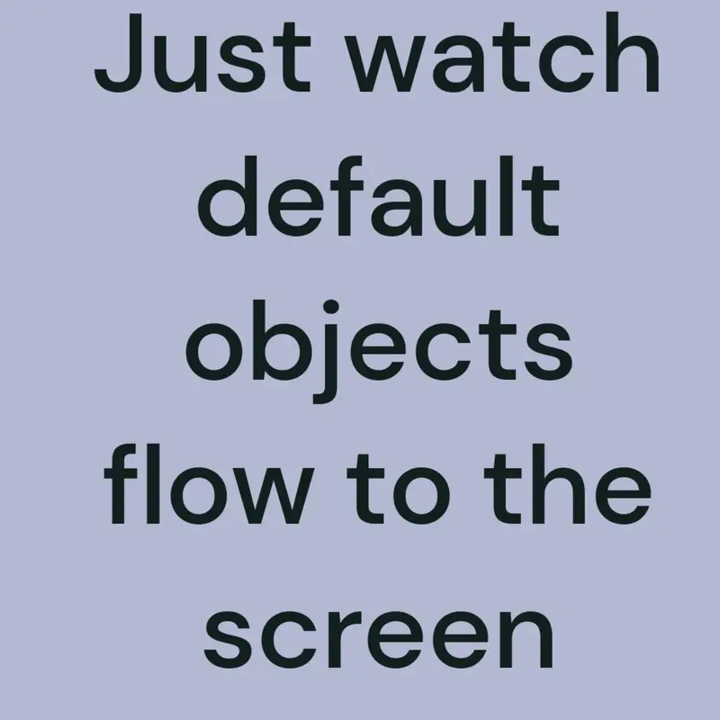 Just watch objects flow by @mintlix