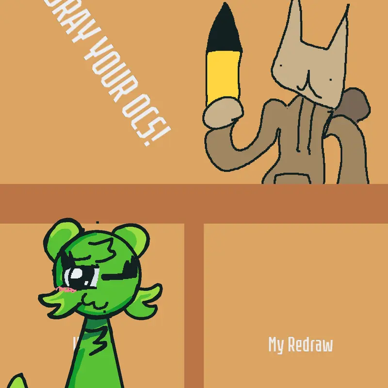 Remixe and let me see ur redraw! by @notCHLOE