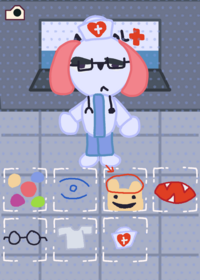 A animal hospital dressup thingy