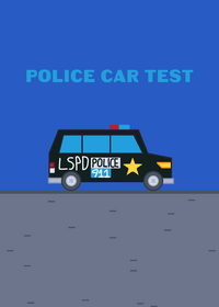police car test