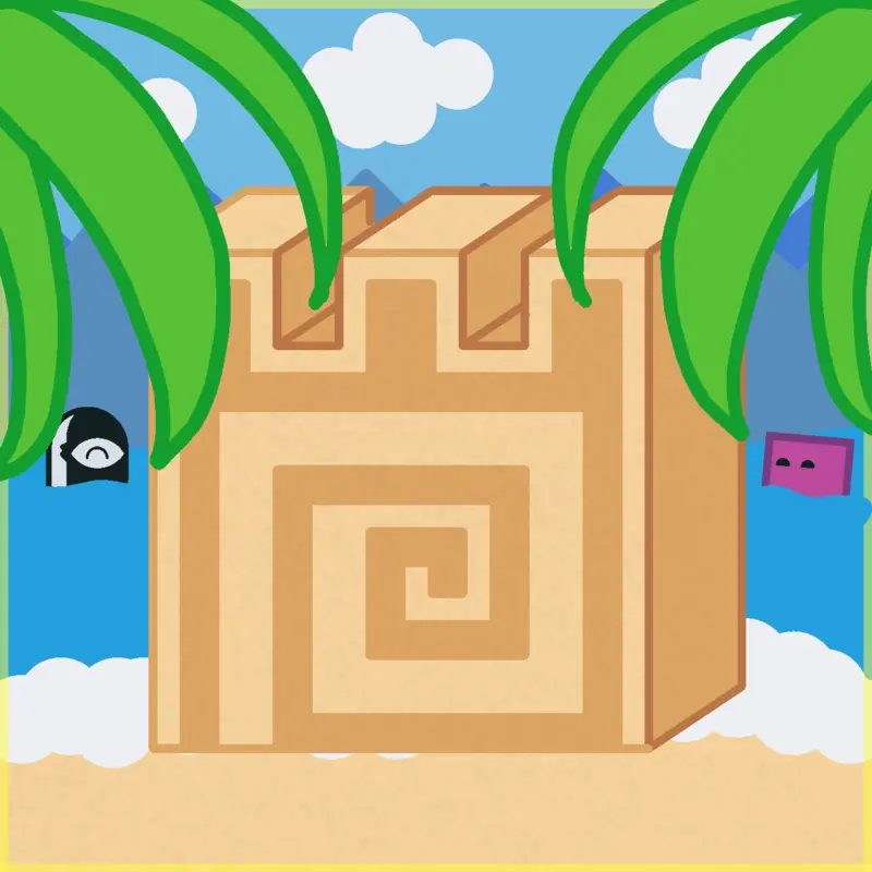 Castle Icon Beach My Submission by @Papagaje_Chill