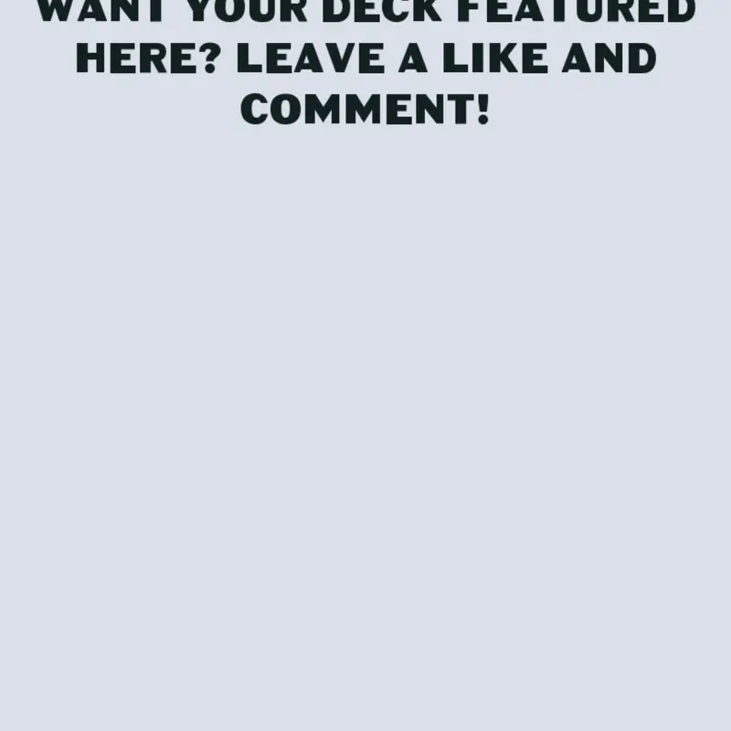Like&CommentSoYourDeckCanBeFeaturedHere by @CountryBallsOFC