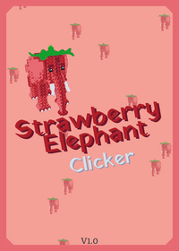 Strawberry elephant clicker