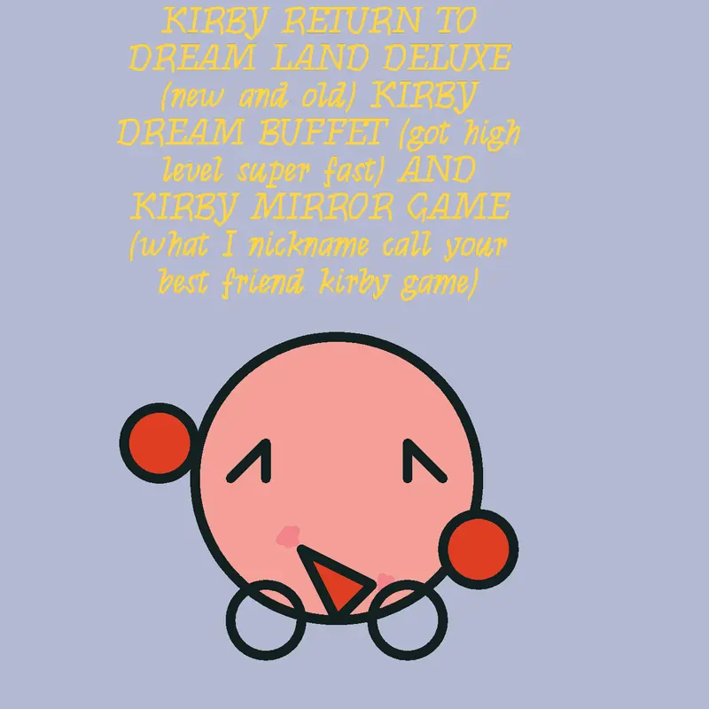Game by @Kirby_fan1992