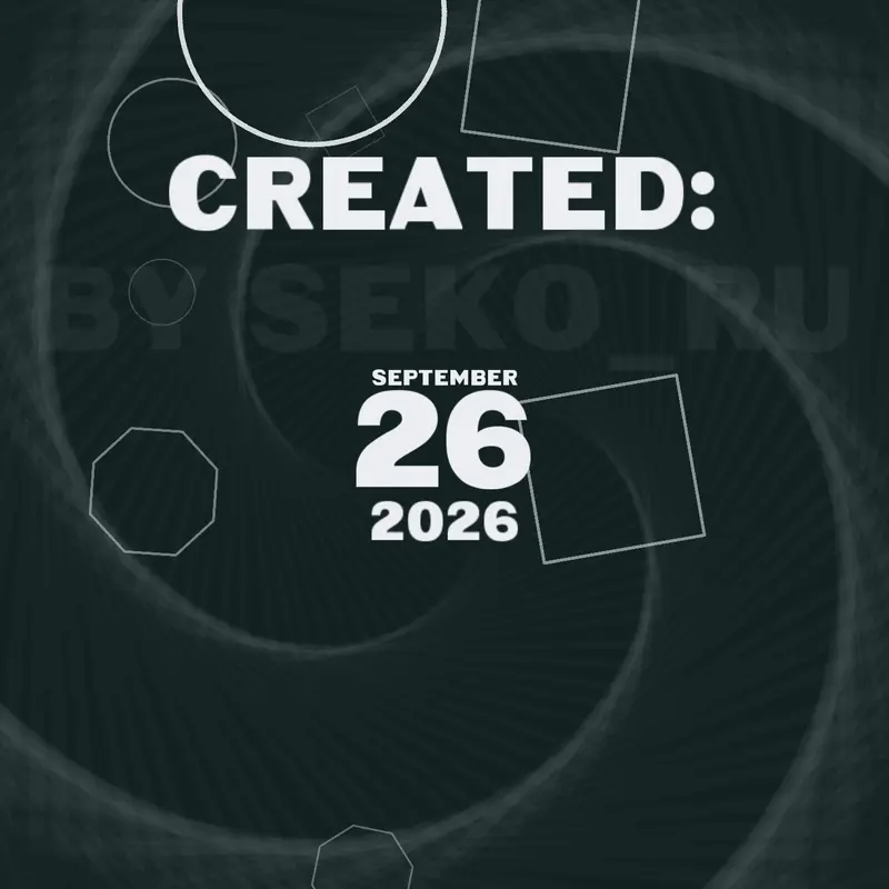 Geometric Calendar Remix by @Seko_ru